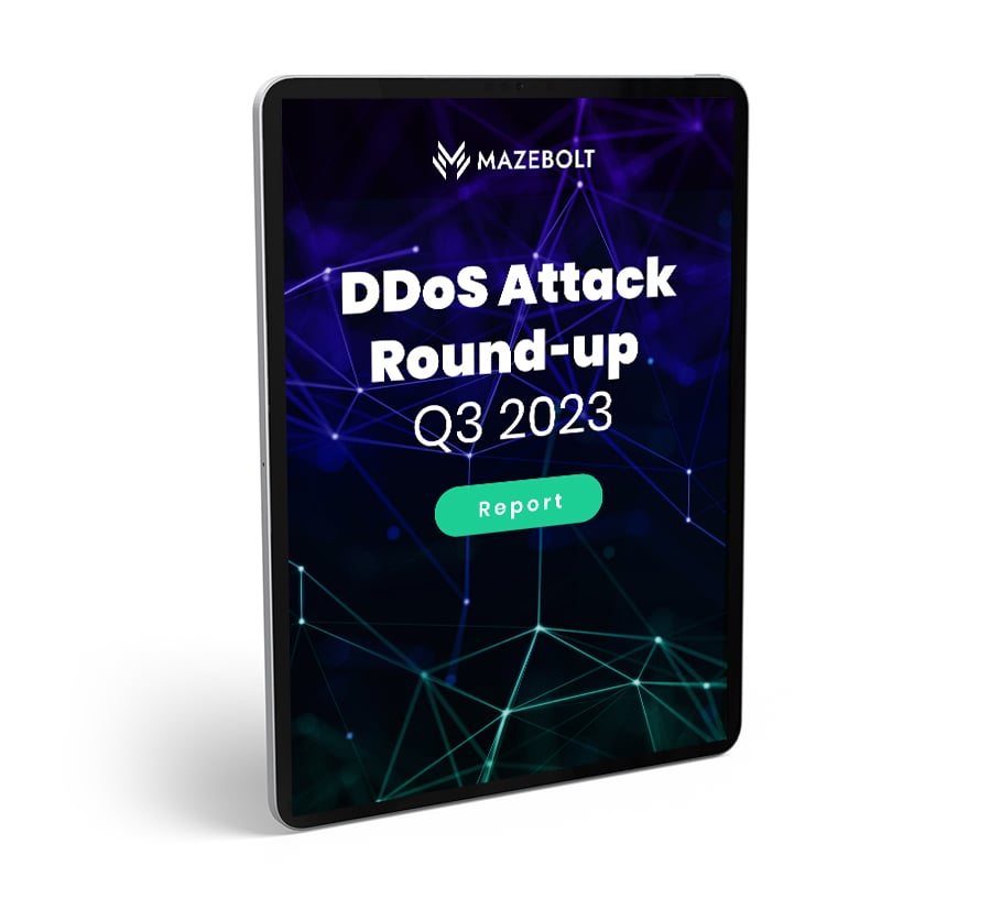 Data Sheet: MazeBolt - DDoS Threats - Q3 2023